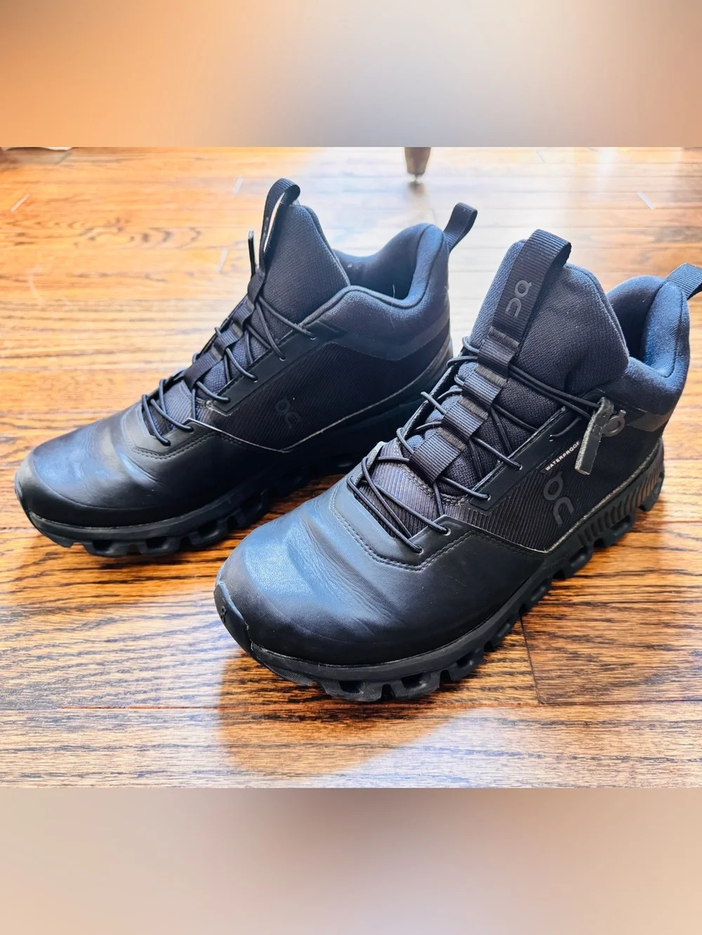 On Running Waterproof Women’s Athletic Shoe - Black